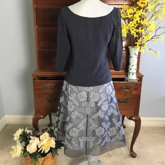 Saja Two-Piece Silk Floral Top/Skirt Set Medium - Picture 4 of 14